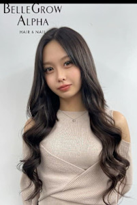 カラー＋羽エクステ - BELLE GROW ALPHA HAIR&NAIL掲載