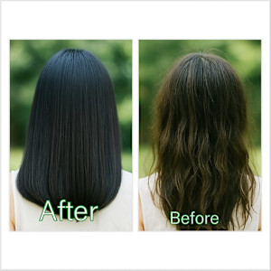 【40歳代】王妃の水ヘアエステ＋表面ストレート（施術例) - JHSI公認【頭皮、髪エステ専門店】HairVall RaQ掲載