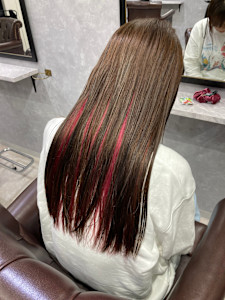 インナーカラーピンク - GLADGE池袋/ダブルカラー/ブリーチ掲載