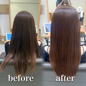 白髪ぼかし細めハイライト30代40代50代セミディ - Mira by KENJE掲載