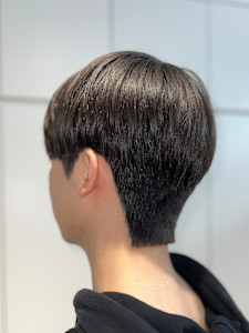 ダウンパーマ/ダークアッシュ/縮毛矯正/韓国/フェザー - Lond un Maison. 原宿【ロンド アン メゾン】掲載