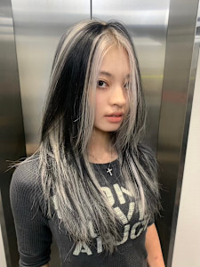 セクションカラー　デザインカラー　ハイトーン　原宿/表参道 - Null 原宿店 デザインカラー/ダブルカラー掲載