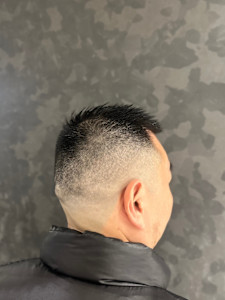 フェードソフトモヒカン - ヒロ銀座barbershop 福岡本店掲載