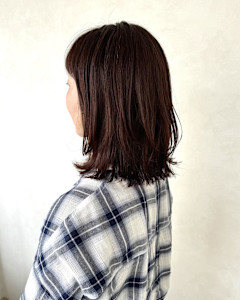 【ラベンダーピンク髪質改善カラー・くびれミディアム】 - egerie掲載