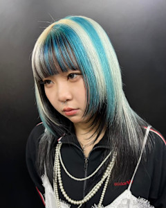 セクションカラー　デザインカラー　ハイトーン　原宿/表参道 - Null 原宿店 デザインカラー/ダブルカラー掲載