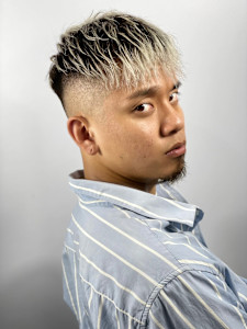 ホワイトカラー×スキンフェード - ヒロ銀座BARBER SHOP 名古屋本店掲載