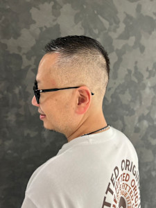 フェードソフトモヒカン - ヒロ銀座 BARBER SHOP 新宿店掲載