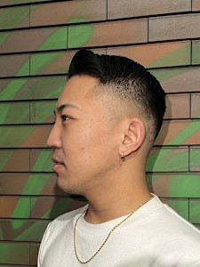 サイドパート×ハイスキンフェード - HIRO GINZA BARBER SHOP 川崎掲載