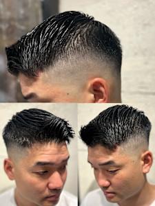 フェザーアップ×スキンフェード - HIRO GINZA BARBER SHOP 川崎掲載