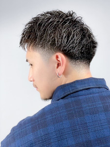 スパイキーショート×フェード - HIRO GINZA BARBER SHOP 川崎掲載