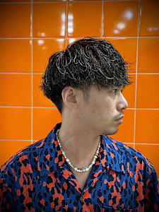 ツーブロ刈り上げパーマ - HIRO GINZA BARBER SHOP 川崎掲載