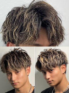 センターパート×メッシュカラー - ヒロ銀座ヘアーサロン神田店掲載