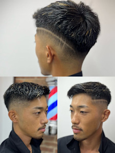 フェザーアップ×スキンフェード×レザーアート - ヒロ銀座ヘアーサロン神田店掲載