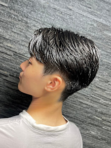 ナチュラルセンター分け - ヒロ銀座BARBER SHOP 大宮店掲載