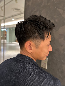 アップバングショート - ヒロ銀座BARBER SHOP 大宮店掲載