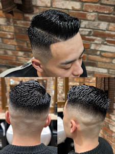 サイドパート×スキンフェード - ヒロ銀座BARBER SHOP 大宮店掲載