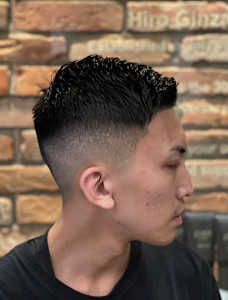 フェザーアップ×ミドルスキンフェード - HIRO GINZA BARBER SHOP 横浜掲載