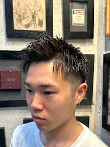 ベリーショートツーブロック - HIRO GINZA BARBER SHOP 横浜掲載