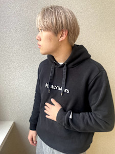 メンズハイトーン/クリームベージュ - CIRCLES hair design 薬院浄水通り店掲載