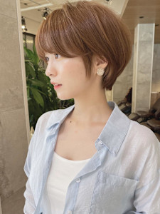 ショートボブ髪型30代40代50代前髪あり前髪無し面長丸顔 - GRAND掲載