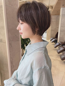 ショートボブ髪型30代40代50代前髪あり前髪無し面長丸顔 - GRAND掲載