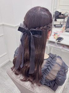 大人かわいい編み込みハーフアップ＊まゆ - Lilme掲載