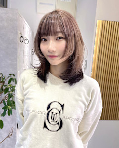 【rizu】レイヤーカット/裾カラー/ハイトーン - MOON by KENJE掲載