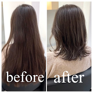 レイヤーカット/似合わせカット/大人女性カラー/岡崎市 - Nake掲載