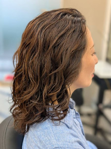 30代40代50代：ハイライトパーマ - hair designing Zoom掲載