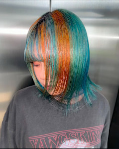 セクションカラー　 デザインカラー　ハイトーン　原宿/表参道 - Null 原宿店 デザインカラー/ダブルカラー掲載