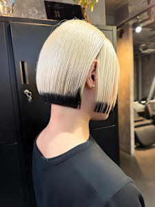 エンドカラー　デザインカラー　ハイトーン　原宿/表参道 - Null 表参道本店 デザインカラー/ダブルカラー掲載