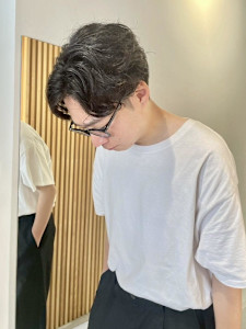 【タニグチ】メンズパーマ/ニュアンスパーマ/センターパート - MOON by KENJE掲載