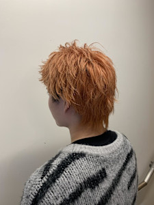 夏は暖色！1ブリーチでできるオレンジカラー！ - MENS SALON Mertie 錦糸町掲載