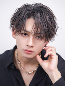 波フェザーショート - メンズヘア整形サロン GOALD 渋谷神南掲載