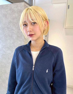 【rizu】ハイトーンボブ/ブロンドヘア - MOON by KENJE掲載