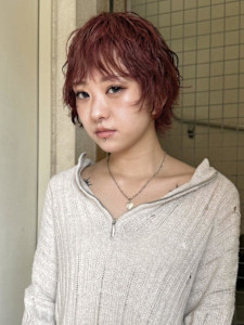 『hinari』パーマ×暖色カラー/ショートレイヤー - MOON by KENJE掲載