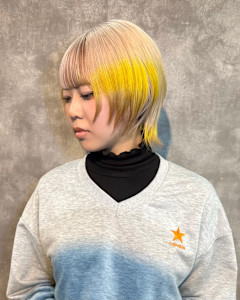 ルーツカラー　デザインカラー　ハイトーン　表参道/原宿 - Null 原宿店 デザインカラー/ダブルカラー掲載