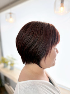 丸いシルエットのチャーミングショート - HAIR MAKE FELIX 板宿店掲載