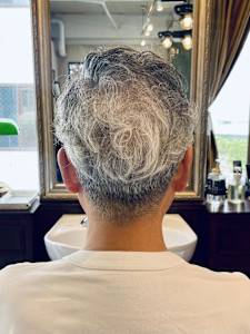 【60代 男性】ロンドンシニアパーマ（大宮/バーバー）