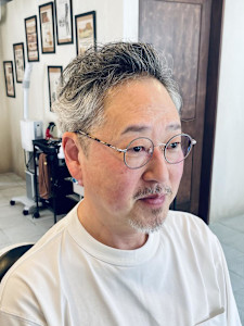 【60代 男性】ロンドンシニアパーマ（大宮/バーバー）