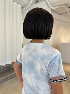 簡単にまとまるボブキッズカット