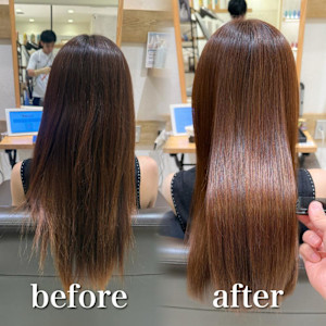 白髪ぼかし細めハイライト30代40代50代セミディ - KENJE ODAKYU SHONAN GATE掲載