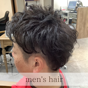 お客様スタイル くせ毛風パーマ