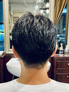 【40代 男性】ロンドン耳出しナチュラル（大宮/バーバー）