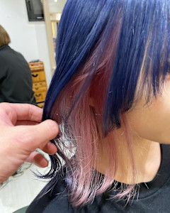 ネイビー＆ペールピンク　インナーカラー - ACT 仙台店掲載