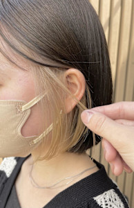 イヤリングカラー/ブロンドカラー/ホワイトベージュ - ACT 仙台店掲載