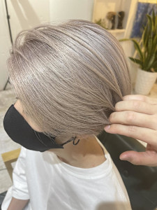 メンズハンサムショート・ホワイトベージュ - ACT仙台 deuxieme掲載