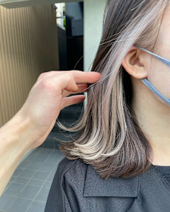 ホワイトミルクティー/インナーカラー/ミルクティーベージュ - ACT仙台 deuxieme掲載