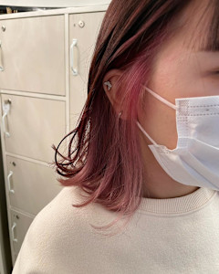 クリアピンク　インナーカラー - ACT仙台 deuxieme掲載