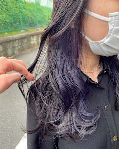 ラベンダーイヤリングカラー×グレージュ - ACT仙台 deuxieme掲載